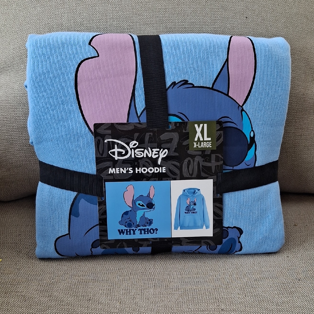 Disney Light Blue Men's Hoodie
